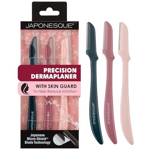 JAPONESQUE Complexion Perfection Dermaplaner Razor Set (3 Count) – Professional Dermaplaning Tool for Smooth, Radiant Skin - görsel 2