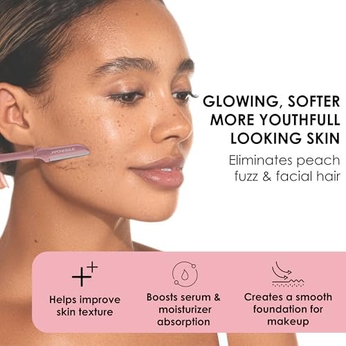 JAPONESQUE Complexion Perfection Dermaplaner Razor Set (3 Count) – Professional Dermaplaning Tool for Smooth, Radiant Skin - görsel 4