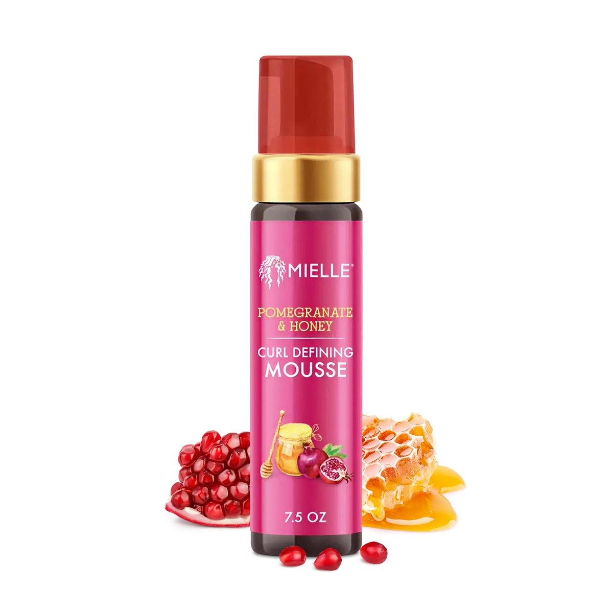 Mielle Organics Pomegranate & Honey Curl Defining Mousse with Hold - 7.5 Fl Oz - görsel 1