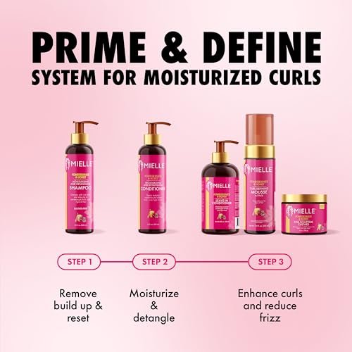 Mielle Organics Pomegranate & Honey Curl Defining Mousse with Hold - 7.5 Fl Oz - görsel 14
