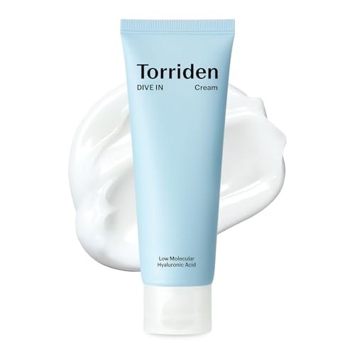 Torriden DIVE IN Cream 80ml (2.71 fl. oz.) - Lightweight Facial Moisturizer for Sensitive & Oily Skin with Hyaluronic Acid and Allantoin Avelisse