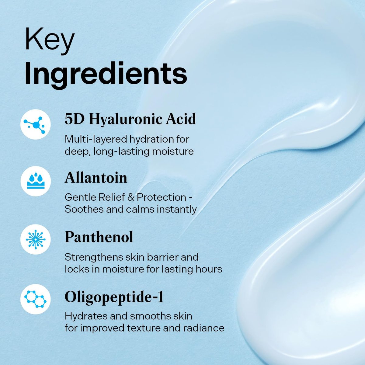 Torriden DIVE IN Cream 80ml (2.71 fl. oz.) - Lightweight Facial Moisturizer for Sensitive & Oily Skin with Hyaluronic Acid and Allantoin Avelisse