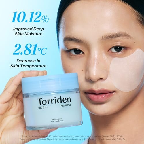 Torriden DIVE IN Multi Pad (80 pads) – Serum Infused Facial Pads for Cooling, Soothing & Hydrating Spot Masking with Hyaluronic Acid, Panthenol, Allantoin - görsel 10