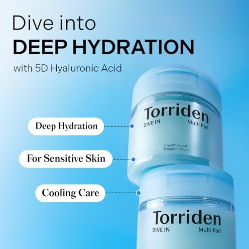 Torriden DIVE IN Multi Pad (80 pads) – Serum Infused Facial Pads for Cooling, Soothing & Hydrating Spot Masking with Hyaluronic Acid, Panthenol, Allantoin - görsel 4