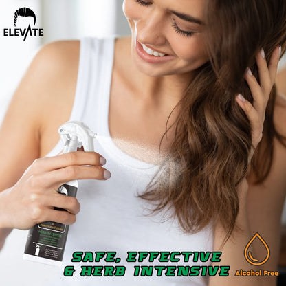 ELEVATE 5% Minoxidil Hair Growth Spray - Alcohol Free, Non-Oily, Extra Strength for Men & Women - 1 Month Supply Avelisse