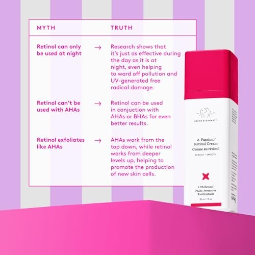Drunk Elephant A-Passioni Retinol Cream - 1% Retinol Serum, Clean Clinical Skincare, 30 ml Avelisse