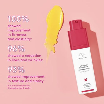 Drunk Elephant A-Passioni Retinol Cream - 1% Retinol Serum, Clean Clinical Skincare, 30 ml Avelisse
