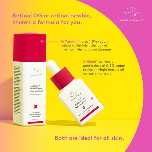 Drunk Elephant A-Passioni Retinol Cream - 1% Retinol Serum, Clean Clinical Skincare, 30 ml Avelisse