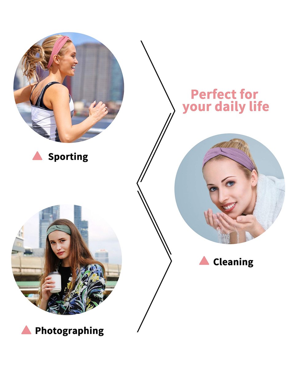12-Piece Knotted Headbands for Women and Girls – No-Slip Fashion Headbands in 12 Vibrant Colors Avelisse