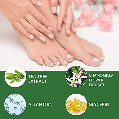 ALIVER Tea Tree Foot Peel Mask – 5 Pack Exfoliating Foot Care Mask for Soft, Baby-Smooth Feet – Removes Dead Skin, Calluses, and Roughness