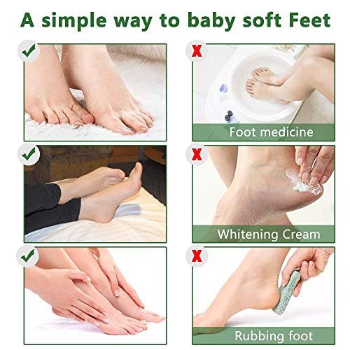 ALIVER Tea Tree Foot Peel Mask – 5 Pack Exfoliating Foot Care Mask for Soft, Baby-Smooth Feet – Removes Dead Skin, Calluses, and Roughness - görsel 7