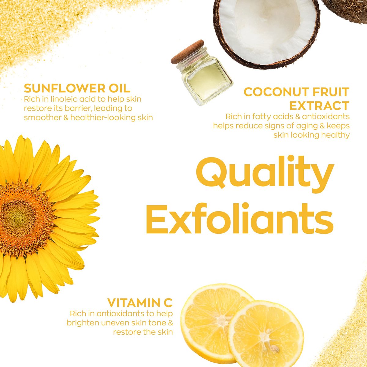 Elizabeth Mott Sure Thing Vitamin C Face Scrub – Heat Activated Exfoliating Facial Cleanser for Deep Pore Cleansing & Smoother Skin – Gentle Brightening Scrub, Vegan & Cruelty-Free Skincare, 3.52 oz Avelisse