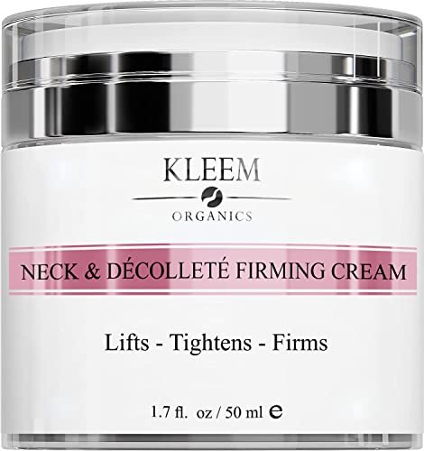 Kleem Neck Firming Cream for Sagging Skin - Anti-Aging Neck Cream with Retinol & Panthenol - Hydrating Firming Neck & Décolleté Cream - 1.7 oz Avelisse