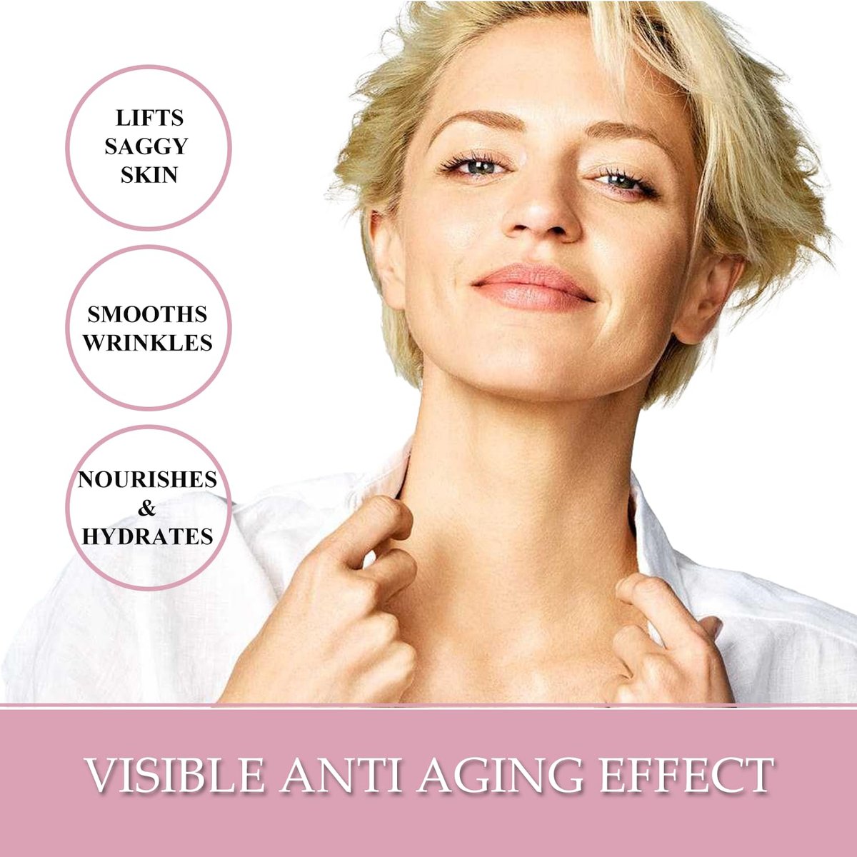 Kleem Neck Firming Cream for Sagging Skin - Anti-Aging Neck Cream with Retinol & Panthenol - Hydrating Firming Neck & Décolleté Cream - 1.7 oz Avelisse