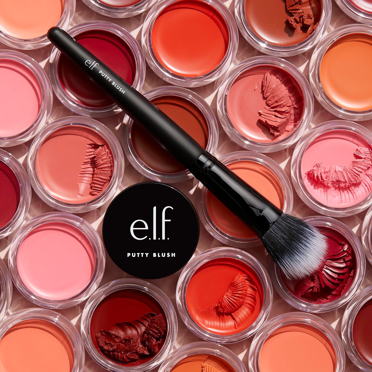 e.l.f. Putty Blush Brush – Vegan & Cruelty-Free Makeup Brush for Putty & Cream Formulas, Airbrushed Blush & Bronzer Application - görsel 8
