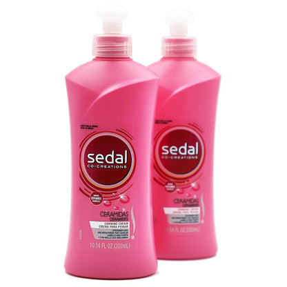Sedal Co-Creations Ceramidas Leave In Hair Moisturizing Conditioner, 10.14 Fl Oz (Pack of 2) Avelisse