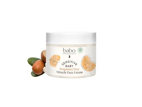 Babo Botanicals Sensitive Baby Fragrance-Free Miracle Cream – Face & Body Moisturizer for Sensitive Skin, EWG Verified, with Calendula, Shea Butter & Coconut Oil Avelisse