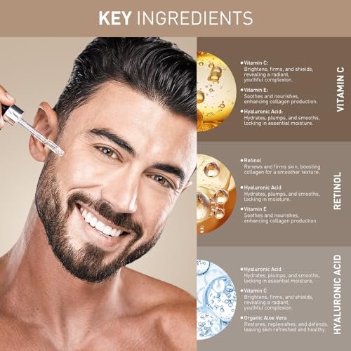 AIWEI Facial Serum Set: Vitamin C, Retinol & Hyaluronic Acid – Day & Night Anti-Aging Serum for Glowing Skin - görsel 7