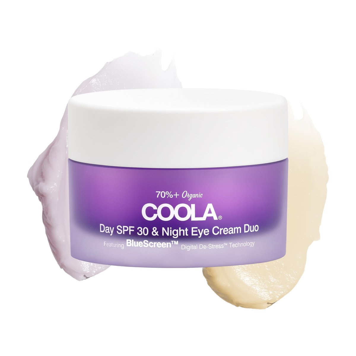 COOLA Organic Day and Night Eye Cream Face Moisturizer with SPF 30, Dermatologist Tested Face Sunscreen with Plant-Derived BlueScreen Digital De-Stress Technology, 0.8 Fl Oz Avelisse