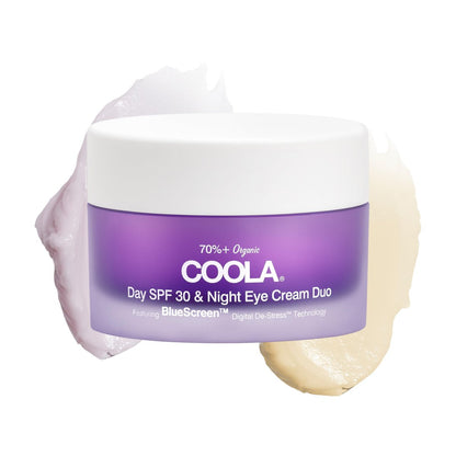 COOLA Organic Day and Night Eye Cream Face Moisturizer with SPF 30, Dermatologist Tested Face Sunscreen with Plant-Derived BlueScreen Digital De-Stress Technology, 0.8 Fl Oz Avelisse
