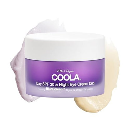 COOLA Organic Day and Night Eye Cream Face Moisturizer with SPF 30, Dermatologist Tested Face Sunscreen with Plant-Derived BlueScreen Digital De-Stress Technology, 0.8 Fl Oz Avelisse