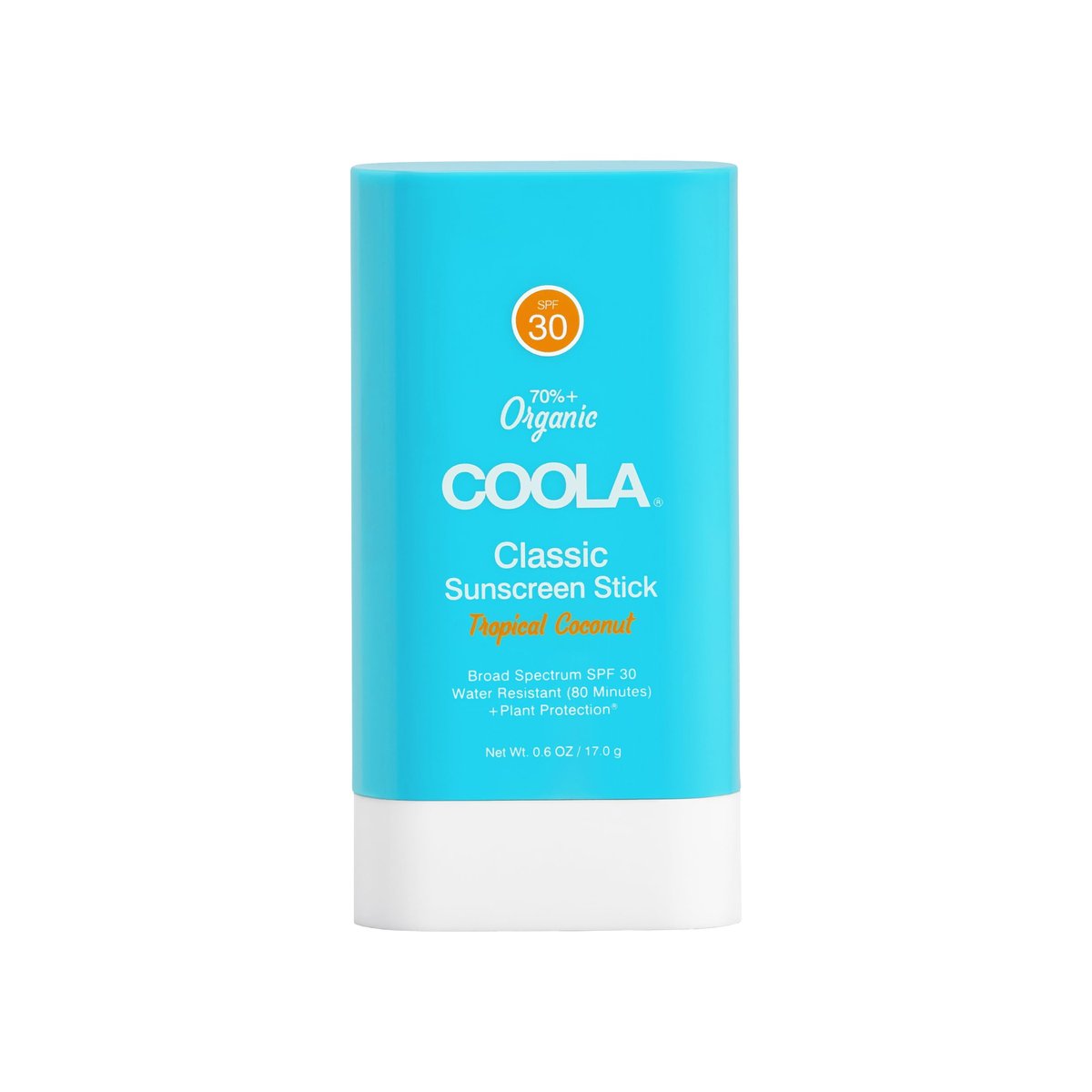 COOLA Organic Face Sunscreen SPF 30 Sunblock Lotion Stick – Dermatologist Tested, Vegan & Gluten Free, Tropical Coconut, 0.15 oz Avelisse