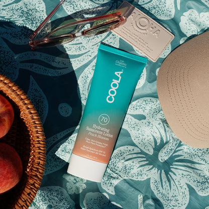 COOLA Organic Sunscreen SPF 70 Sunblock Body Lotion, Dermatologist Tested, Vegan & Gluten Free, Peach Blossom, 5 Fl Oz Avelisse
