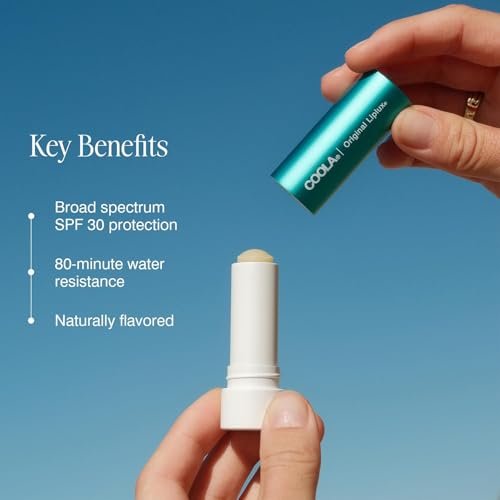 COOLA Organic Liplux Lip Balm SPF 30 – Sheer Tint, Vegan & Gluten Free Daily Lip Care Avelisse