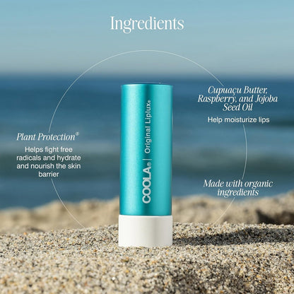 COOLA Organic Liplux Lip Balm SPF 30 – Sheer Tint, Vegan & Gluten Free Daily Lip Care Avelisse