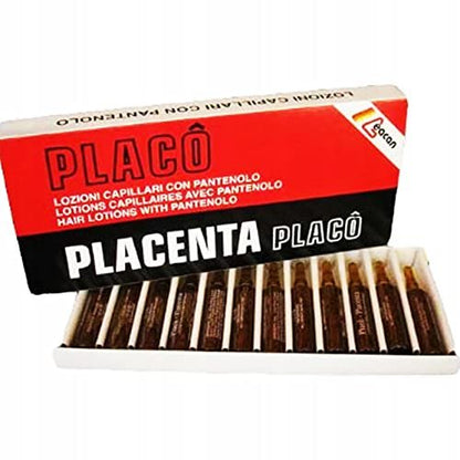 Hair Loss Placenta Placo Intensive Treatment – 12 Vials, 0.35 oz Each Avelisse