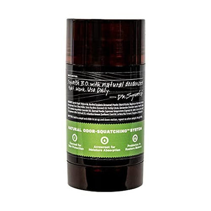 Dr. Squatch Natural Deodorant for Men – Aluminum Free, Odor-Squatching Protection, Alpine Sage 2.65 oz Avelisse