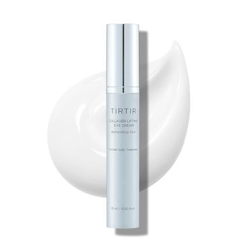 TIRTIR Collagen Lifting Eye Cream with Roller Applicator – Wrinkle Spot Treatment, Revitalizing Moisturizer for Under Eye Bags & Fine Lines, Lift Treatment for Men & Women Avelisse