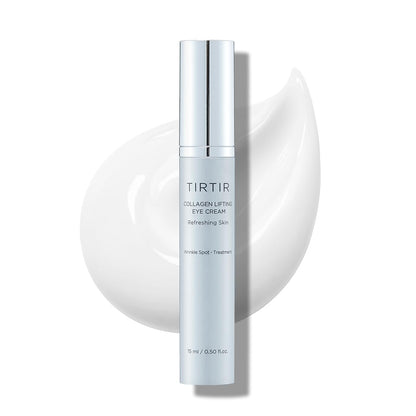 TIRTIR Collagen Lifting Eye Cream with Roller Applicator – Wrinkle Spot Treatment, Revitalizing Moisturizer for Under Eye Bags & Fine Lines, Lift Treatment for Men & Women Avelisse