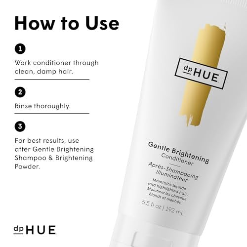 dpHUE Gentle Brightening Conditioner - 6.5 oz - Boosts Brightness & Shine, Color Safe, Vegan, Cruelty Free - görsel 10