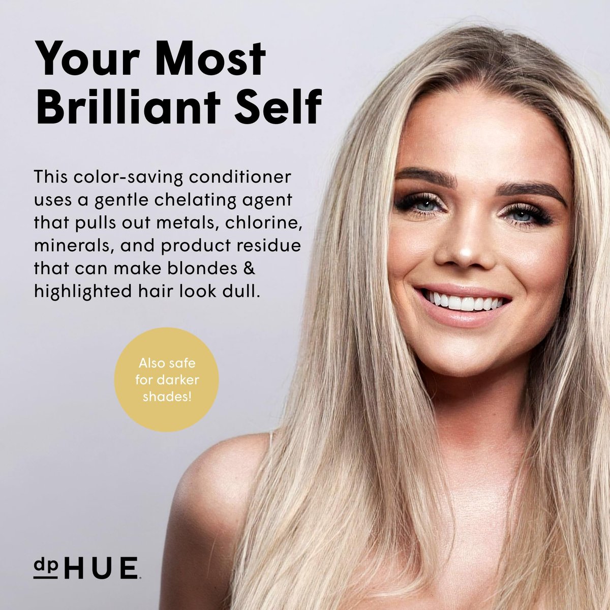 dpHUE Gentle Brightening Conditioner - 6.5 oz - Boosts Brightness & Shine, Color Safe, Vegan, Cruelty Free - görsel 7