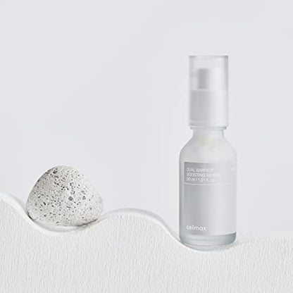 celimax Dual Barrier Skin Boosting Serum with Ceramides & Hyaluronic Acid - Hydrating, Soothing, Calming Serum for Sensitive Skin - Moisturizing Ampoule, 30ml