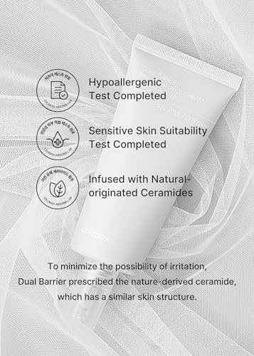 celimax Dual Barrier Skin Wearable Cream – Long Lasting Face Moisturizer with Ceramides & Hyaluronic Acid, Hydrating, Soothing, Repairing Day & Night Cream, 50ml