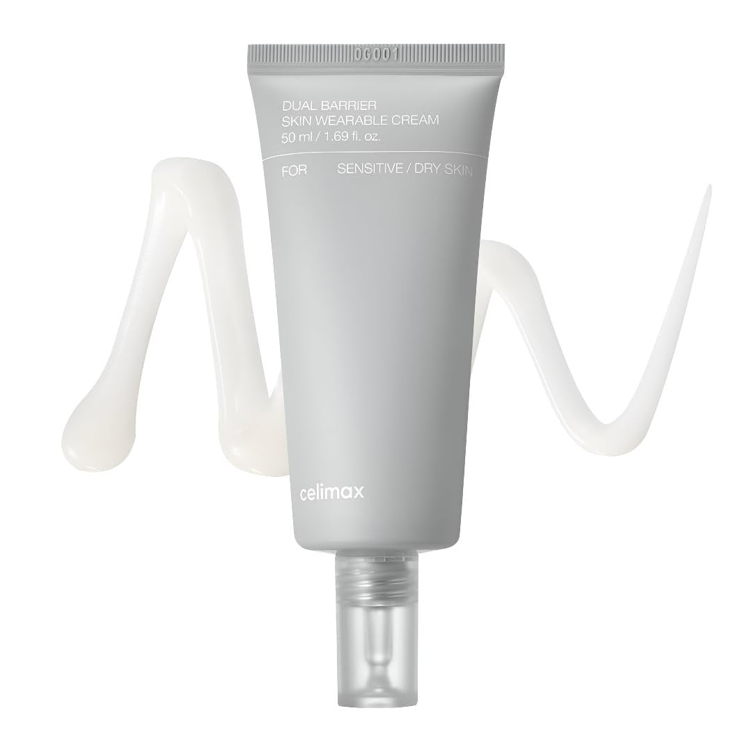 celimax Dual Barrier Skin Wearable Cream – Long Lasting Face Moisturizer with Ceramides & Hyaluronic Acid, Hydrating, Soothing, Repairing Day & Night Cream, 50ml - görsel 1