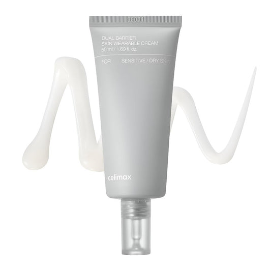 celimax Dual Barrier Skin Wearable Cream – Long Lasting Face Moisturizer with Ceramides & Hyaluronic Acid, Hydrating, Soothing, Repairing Day & Night Cream, 50ml