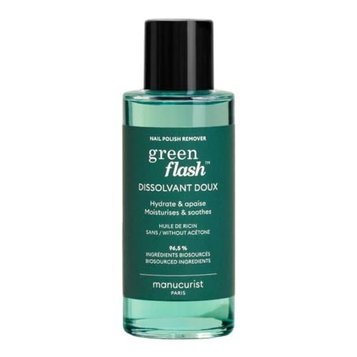 Manucurist Green Flash Gel Nail Polish Remover – Plant-Based, Acetone-Free, Floral Scent – 3.38 fl oz - görsel 2