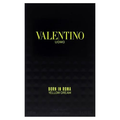 Valentino Uomo Born In Roma Yellow Dream for Men - 3.4 oz Eau de Toilette Spray Avelisse