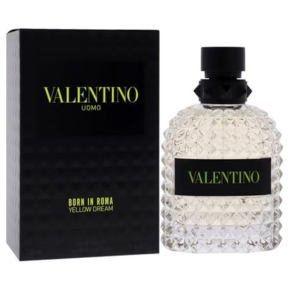 Valentino Uomo Born In Roma Yellow Dream for Men - 3.4 oz Eau de Toilette Spray Avelisse