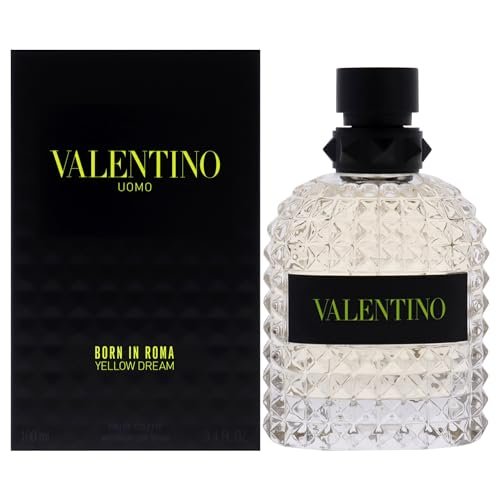 Valentino Uomo Born In Roma Yellow Dream for Men - 3.4 oz Eau de Toilette Spray Avelisse