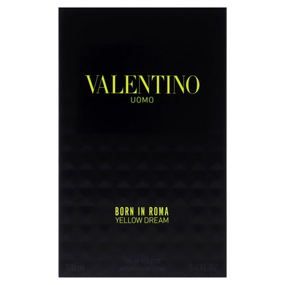 Valentino Uomo Born In Roma Yellow Dream for Men - 3.4 oz Eau de Toilette Spray Avelisse