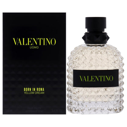 Valentino Uomo Born In Roma Yellow Dream for Men - 3.4 oz Eau de Toilette Spray Avelisse