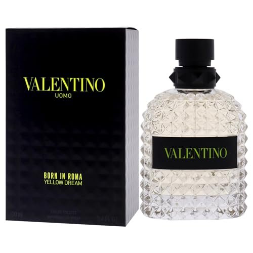 Valentino Uomo Born In Roma Yellow Dream for Men - 3.4 oz Eau de Toilette Spray Avelisse