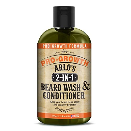 Arlo's 2-in-1 Beard Wash and Conditioner 12 oz. - Pro Growth Formula - görsel 2
