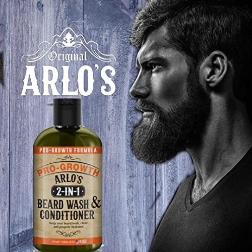 Arlo's 2-in-1 Beard Wash and Conditioner 12 oz. - Pro Growth Formula - görsel 6