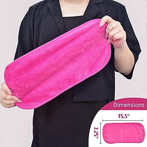 UWEME Makeup Remover Cloths 4 Count - Reusable Microfiber Face Towels, Fast Drying Washcloths - görsel 5