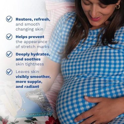 Mustela Maternity Stretch Marks Set – Natural Pregnancy Skincare, EWG Verified, Fragrance-Free (Cream & Oil, 2 Count) Avelisse